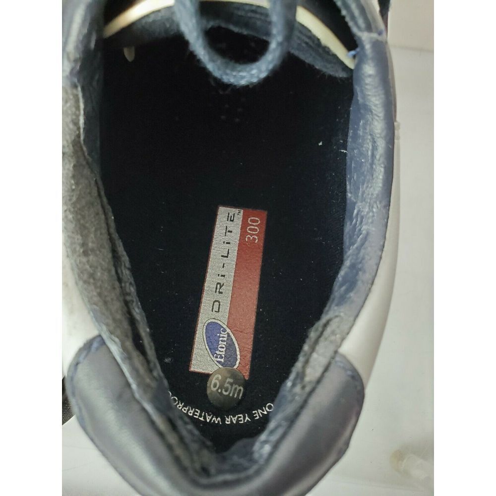 Etonic Golf Shoes White Navy Dri-Lite 300 Size 6.5 Waterproof - Picture 4 of 7
